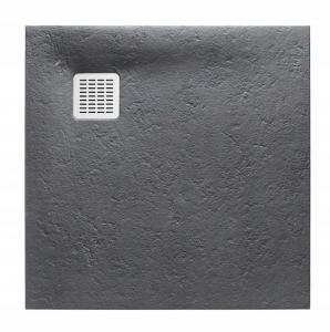 Brodzik prysznicowy kompozyt STONEX kwadrat 90x90x2.8cm TERRAN syfon osłona