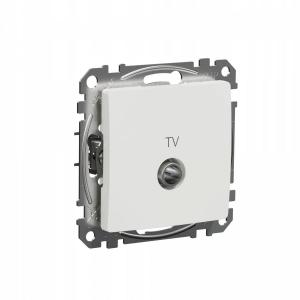 SCHNEIDER ELECTRIC Gniazdo TV końcowe (4dB), biały SEDNA DESIGN
