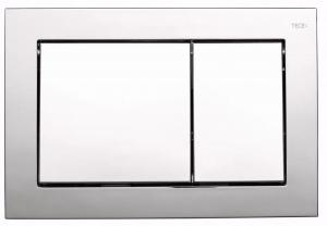 Przycisk spłukujący TECE base podwójny do WC z tworz sztucz chrom połysk