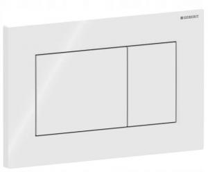 Przycisk uruchamiający GEBERIT Sigma01 prostokątny biały-alpa