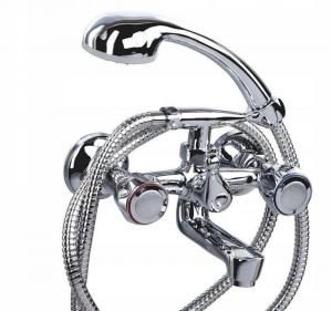 VALVEX Bateria wannowa Class ścienna dwuotworowa chrom